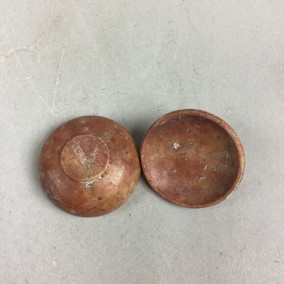 Lot of 2 Small Lidded Trinket Dishes, Pill Holder - Picture 5 of 11